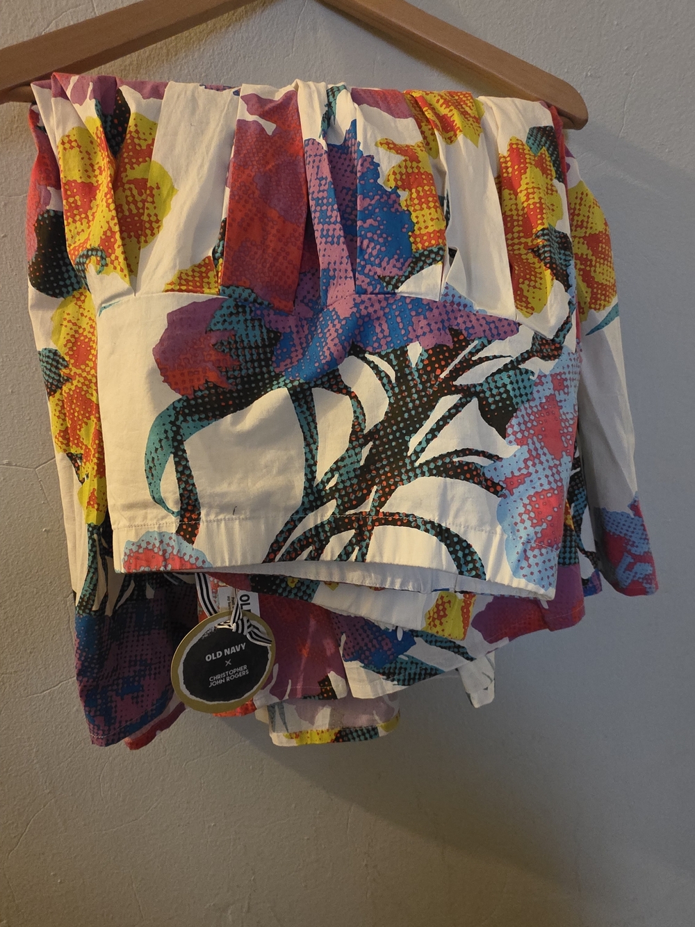 Old Navy × Christopher John Rodgers Multicolor Floral Patterned Skirt